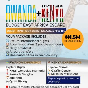 RWANDA + KENYA BUDGET EAST AFRICA ESCAPE