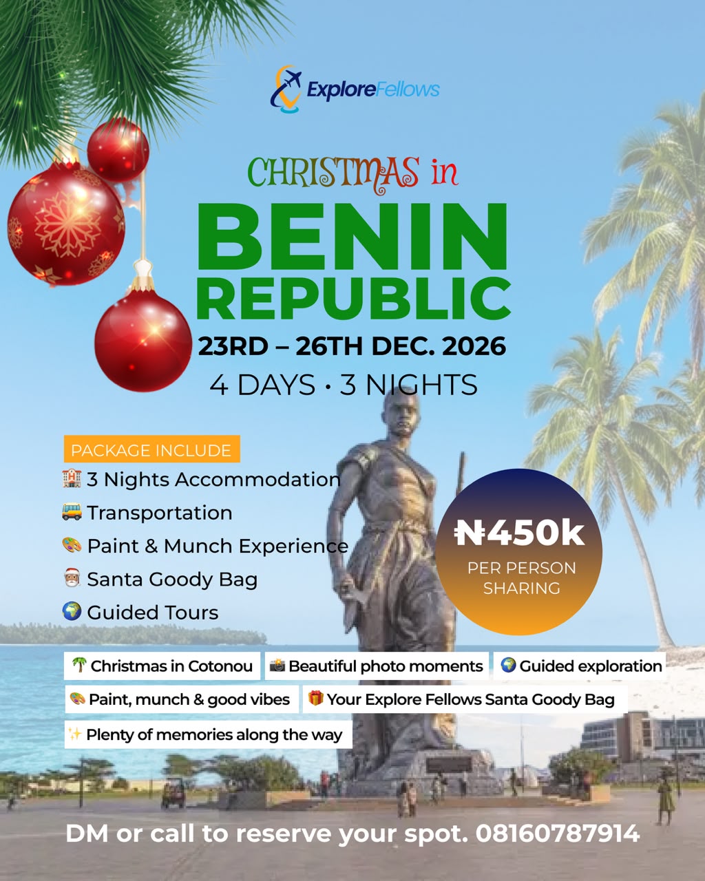 Spend your Christmas is another country